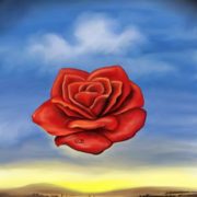 rose méditative, Salvador Dali, 1958